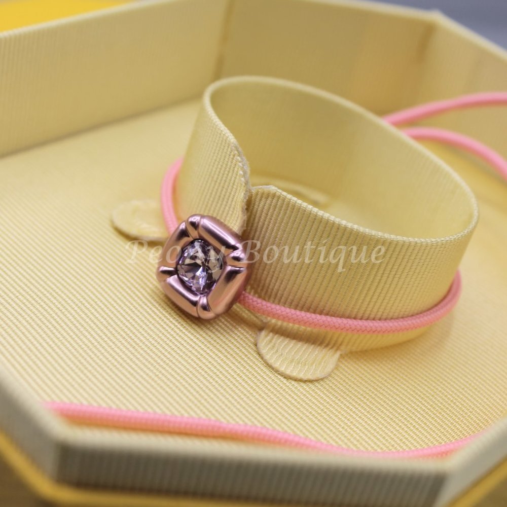 Swarovski 5626400 Dulcis necklace choker jewelry pink purple adjustable new - Picture 6 of 15